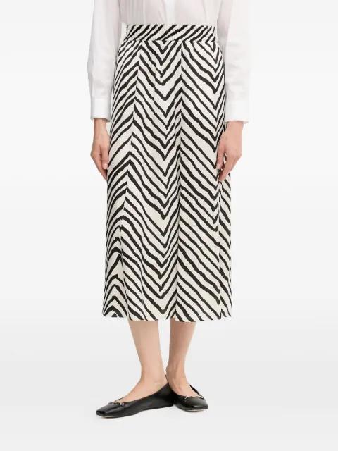 chevron mid skirt by MARC AUREL