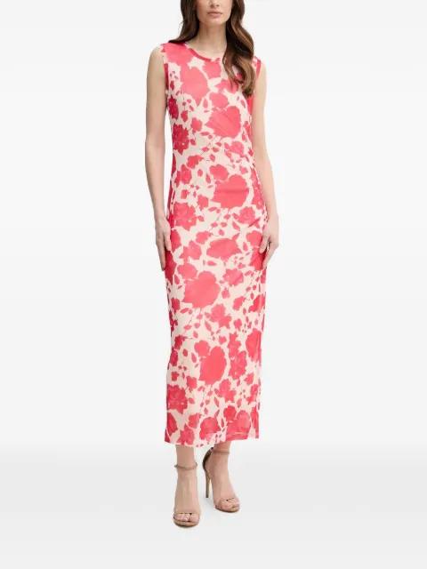 floral gathered dress by MARC AUREL