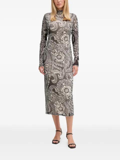 patterned midi dress by MARC AUREL
