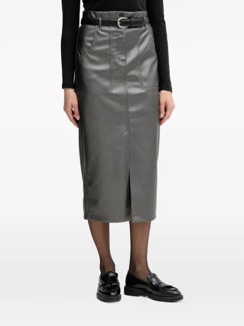 pocket midi skirt by MARC AUREL