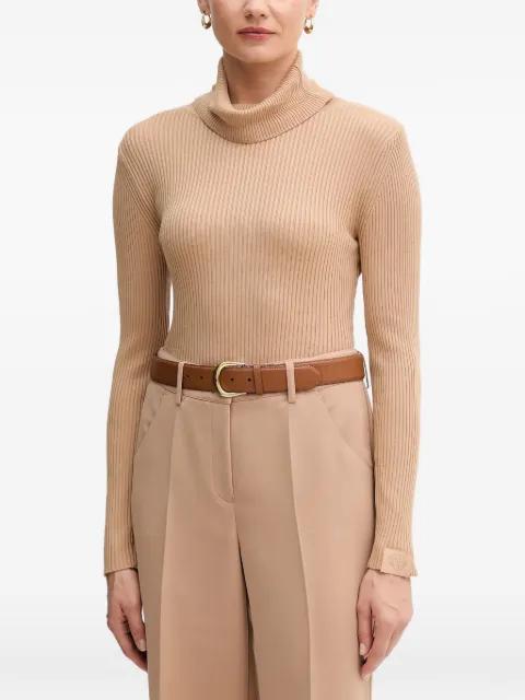 ribbed roll neck sweater by MARC AUREL