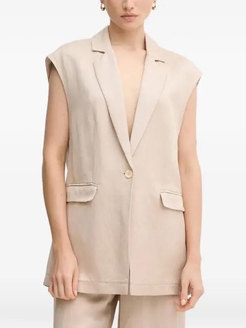 sleeveless single-breasted blazer by MARC AUREL