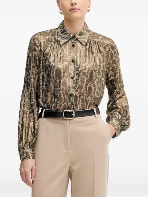 snake-print shirt by MARC AUREL