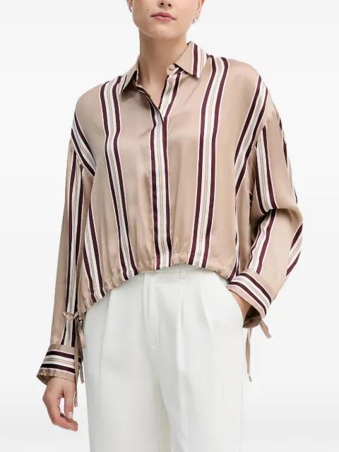 striped button-up shirt by MARC AUREL
