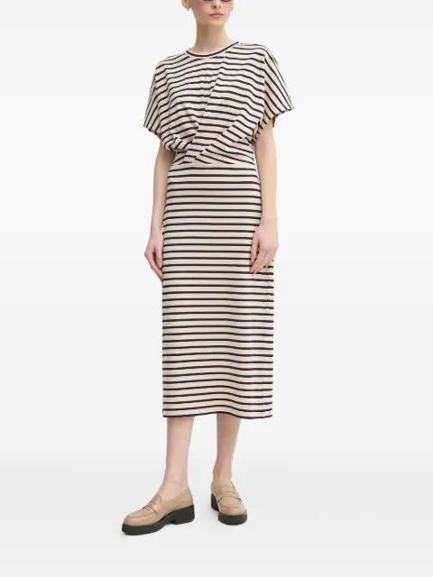 striped midi dress by MARC AUREL