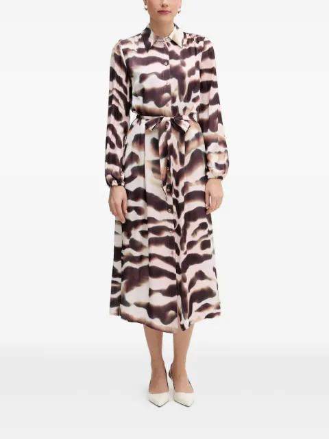 tie dye belted midi dress by MARC AUREL