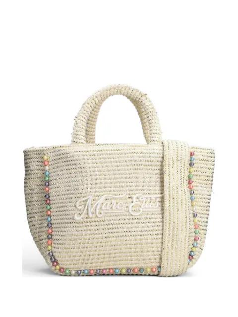 Buby bead-embellished medium tote bag by MARC ELLIS