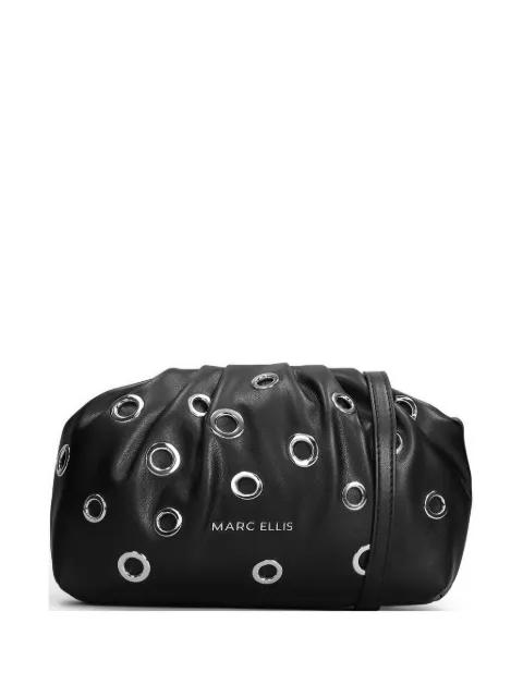 Daphne Studs eyelet-embellished shoulder bag by MARC ELLIS