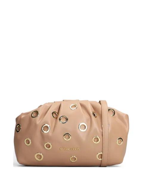 Daphne Studs eyelet-embellished shoulder bag by MARC ELLIS