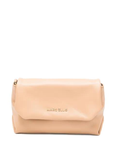 Elodie logo-plaque chain-link shoulder bag by MARC ELLIS