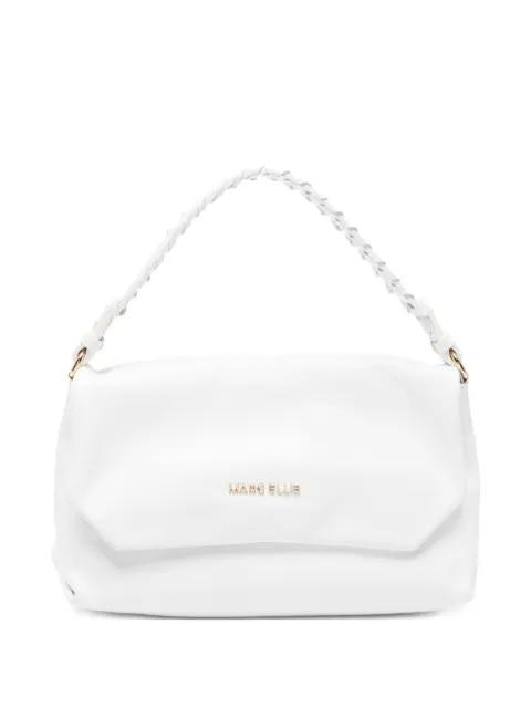 Eloide braided-handle logo-plaque shoulder bag by MARC ELLIS