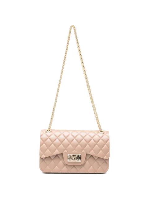 Flat Falcon quilted logo-plaque cross body bag by MARC ELLIS