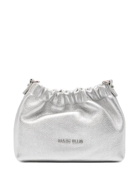 Helena leather ruched cross body bag by MARC ELLIS