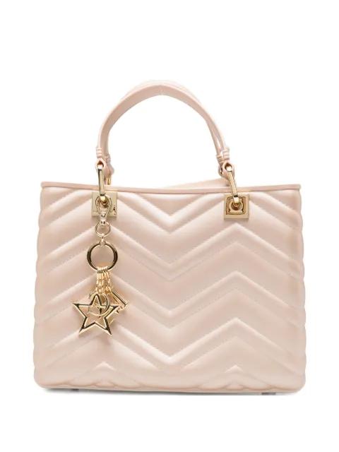 Krissy chevron-effect tote bag by MARC ELLIS