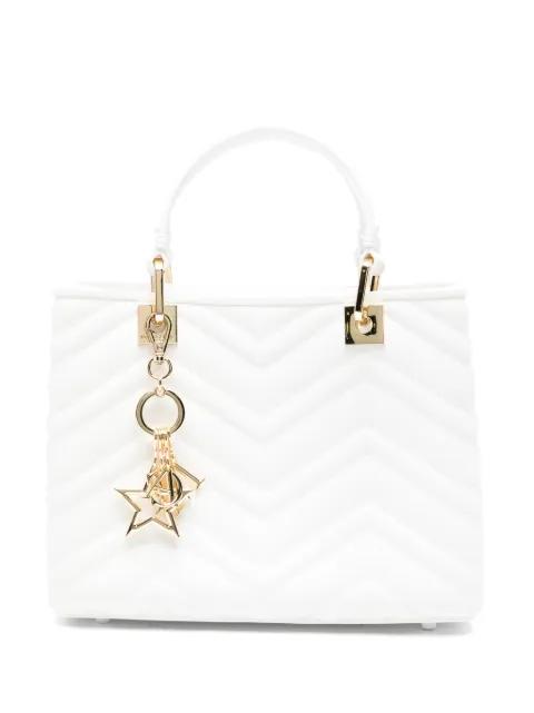 Krissy chevron-quilted star-charm tote bag by MARC ELLIS