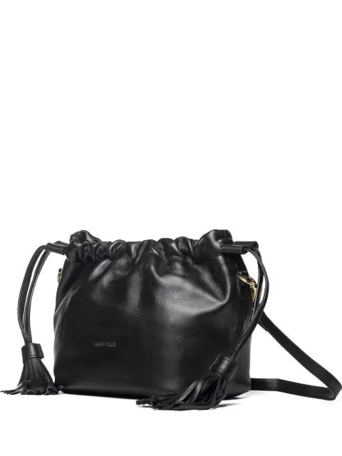 Phiona tassel-detail drawstring clutch bag by MARC ELLIS