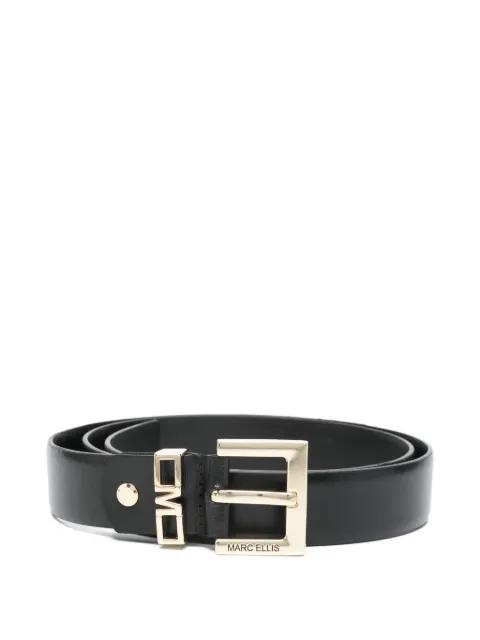 logo leather belt by MARC ELLIS