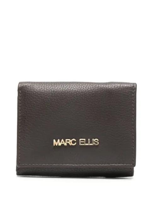 logo-plaque leather wallet by MARC ELLIS