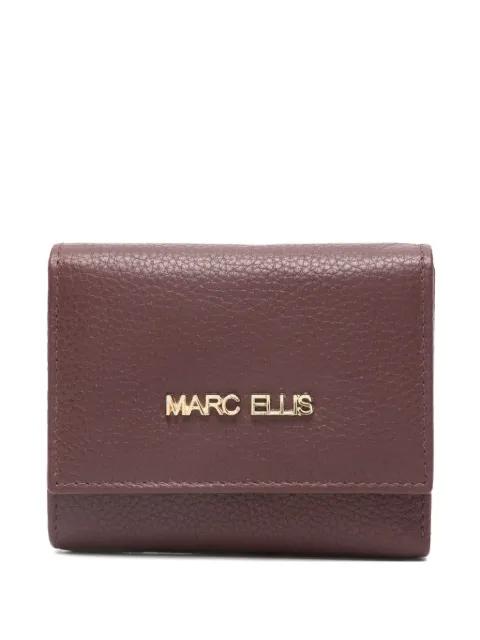 logo-plaque leather wallet by MARC ELLIS