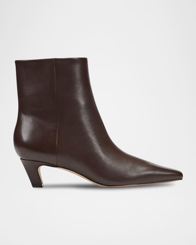 Danai Leather Zip Ankle Booties by MARC FISHER Danai Leather Zip Ankle Booties by MARC FISHER