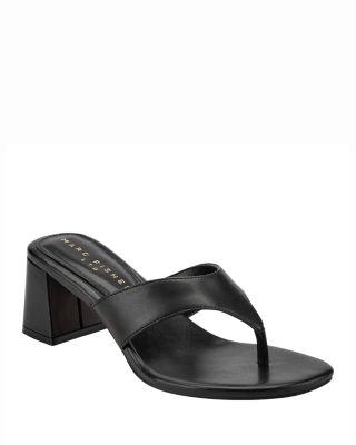 Women's Arcee Slip On Block Heel Dress Sandals by MARC FISHER