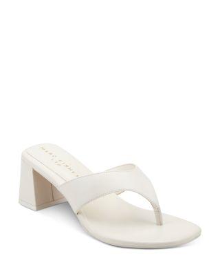 Women's Arcee Slip On Block Heel Dress Sandals by MARC FISHER
