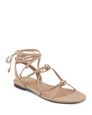Women's Ellan Casual Strappy Flat Sandals by MARC FISHER