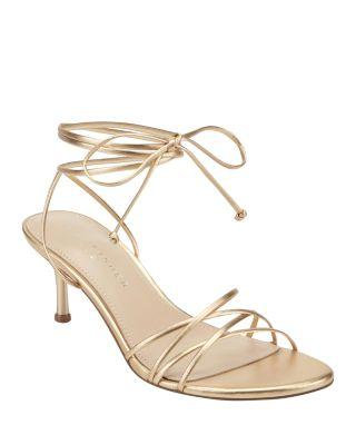 Women's Gineva Strappy Leather Dress Sandals by MARC FISHER