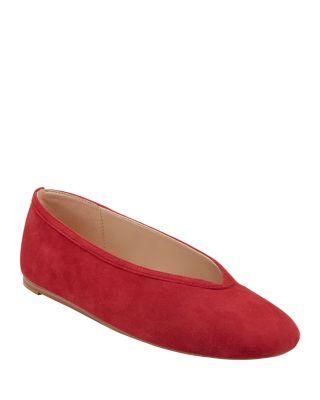 Women's Gradi Suede Dress Flats by MARC FISHER
