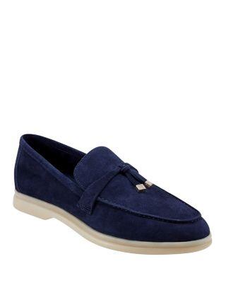 Women's Yanelli Suede Slip On Loafer Flats by MARC FISHER