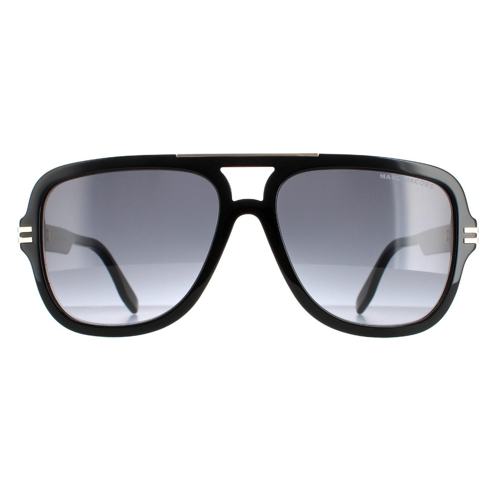 Aviator Black Dark Grey Gradient MARC 637/S by MARC JACOBS