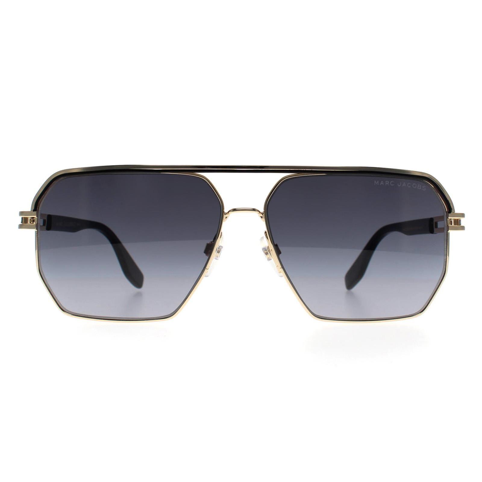 Aviator Gold Black Dark Grey Gradient MARC 584/S by MARC JACOBS