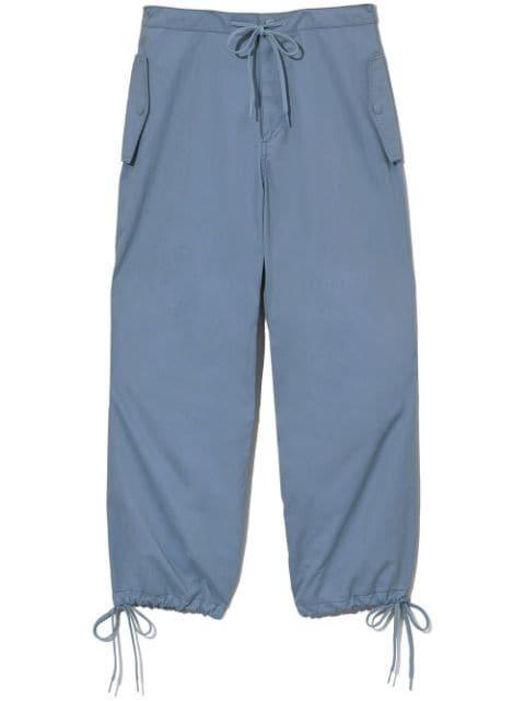 Baggy drawstring cargo trousers by MARC JACOBS