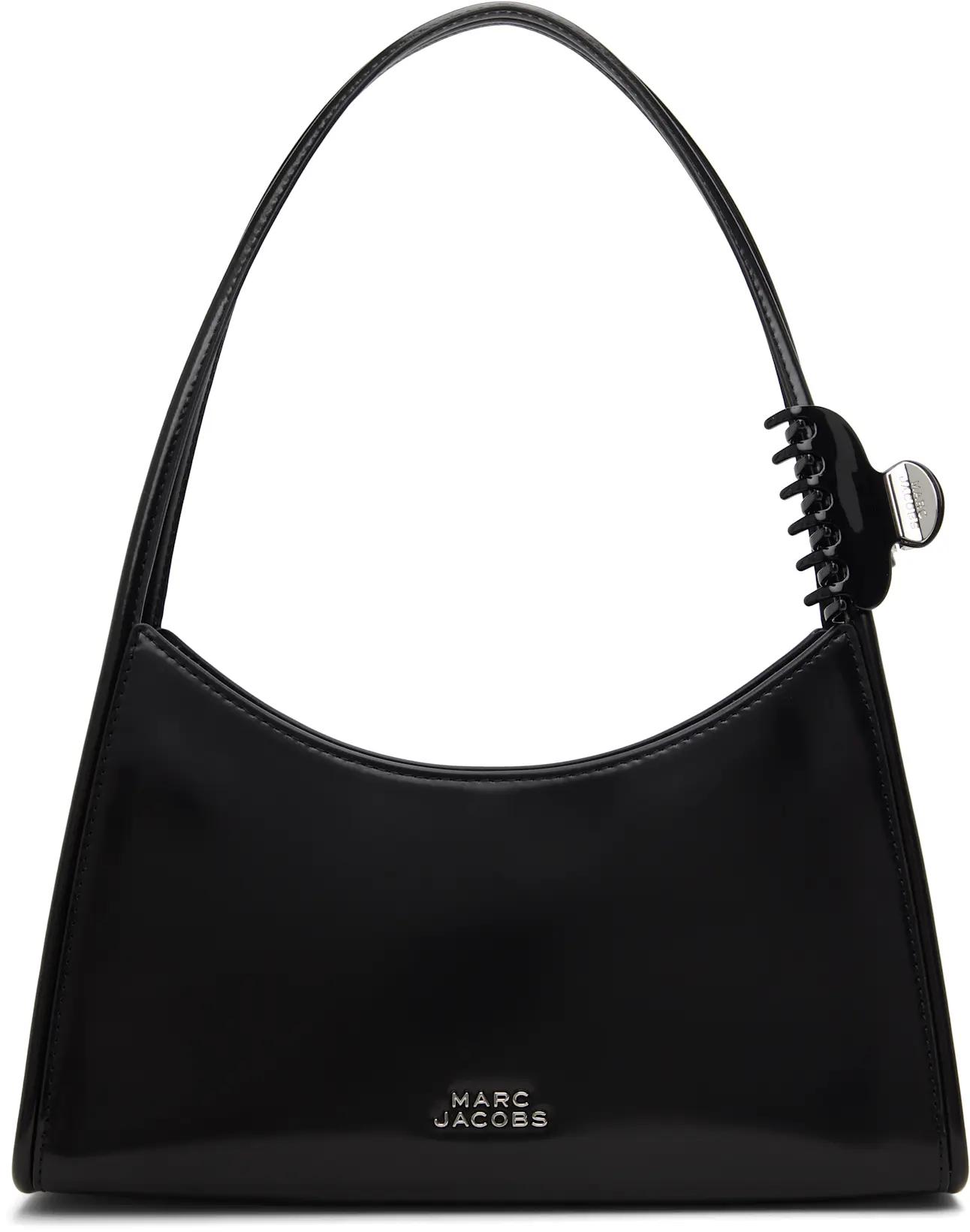 Black 'The Glam Claw Clip' Shoulder Bag by MARC JACOBS