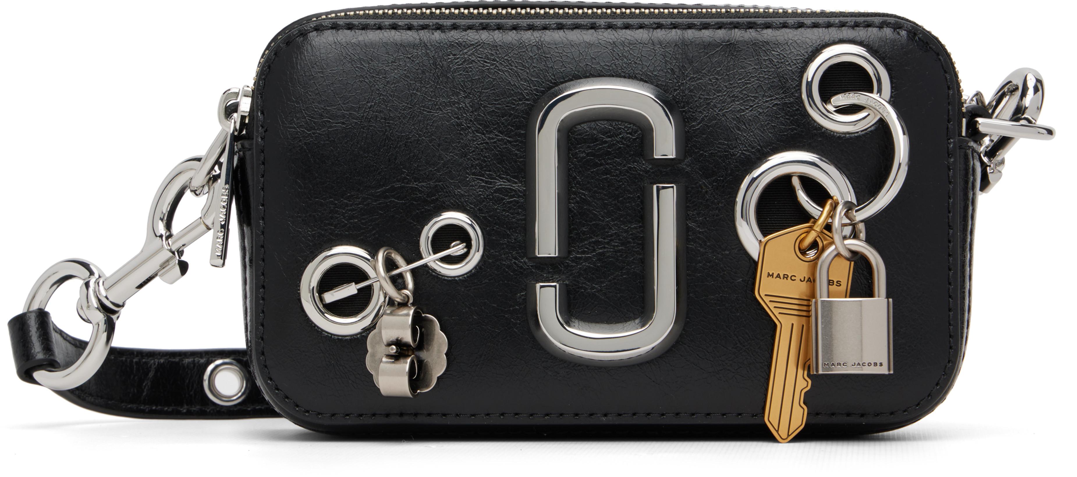 Black 'The Grommet Charm Snapshot' Bag by MARC JACOBS