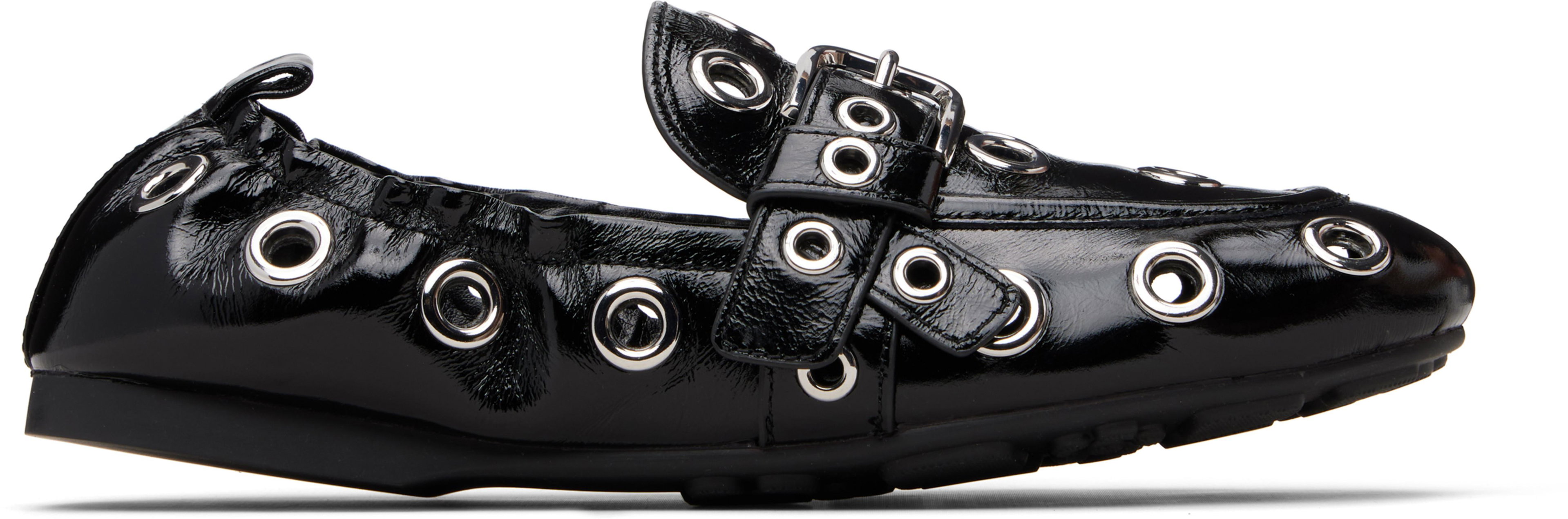 Black 'The Grommet Jude' Loafers by MARC JACOBS