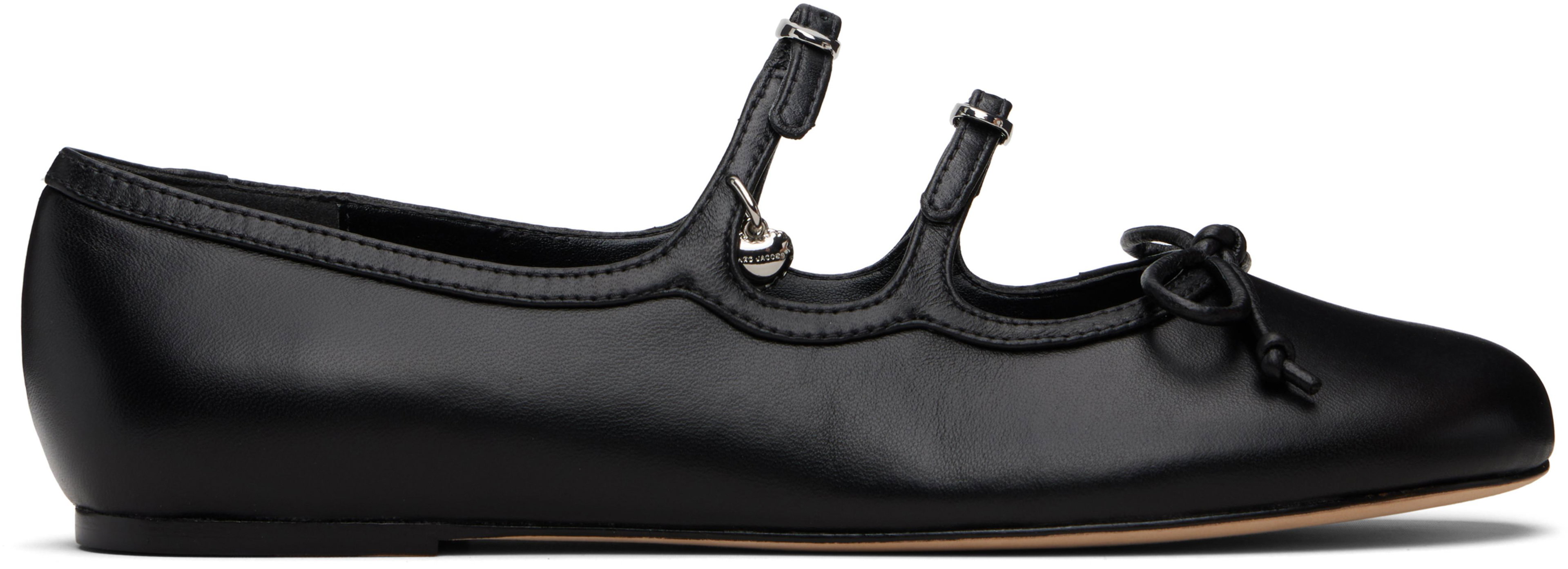 Black 'The Kiki' Ballerina Flats by MARC JACOBS