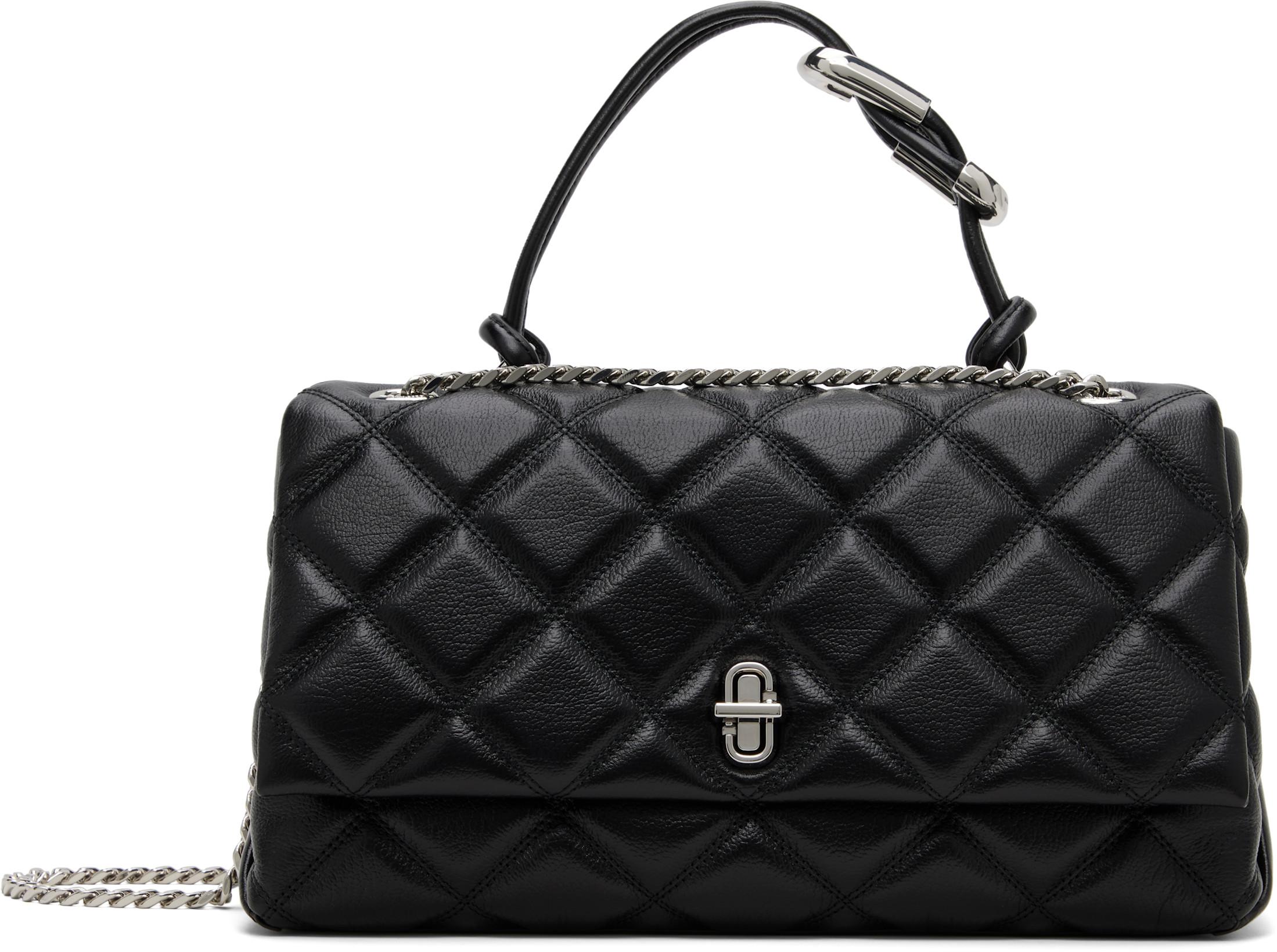 Black 'The Quilted Dual Convertible' Shoulder Bag by MARC JACOBS