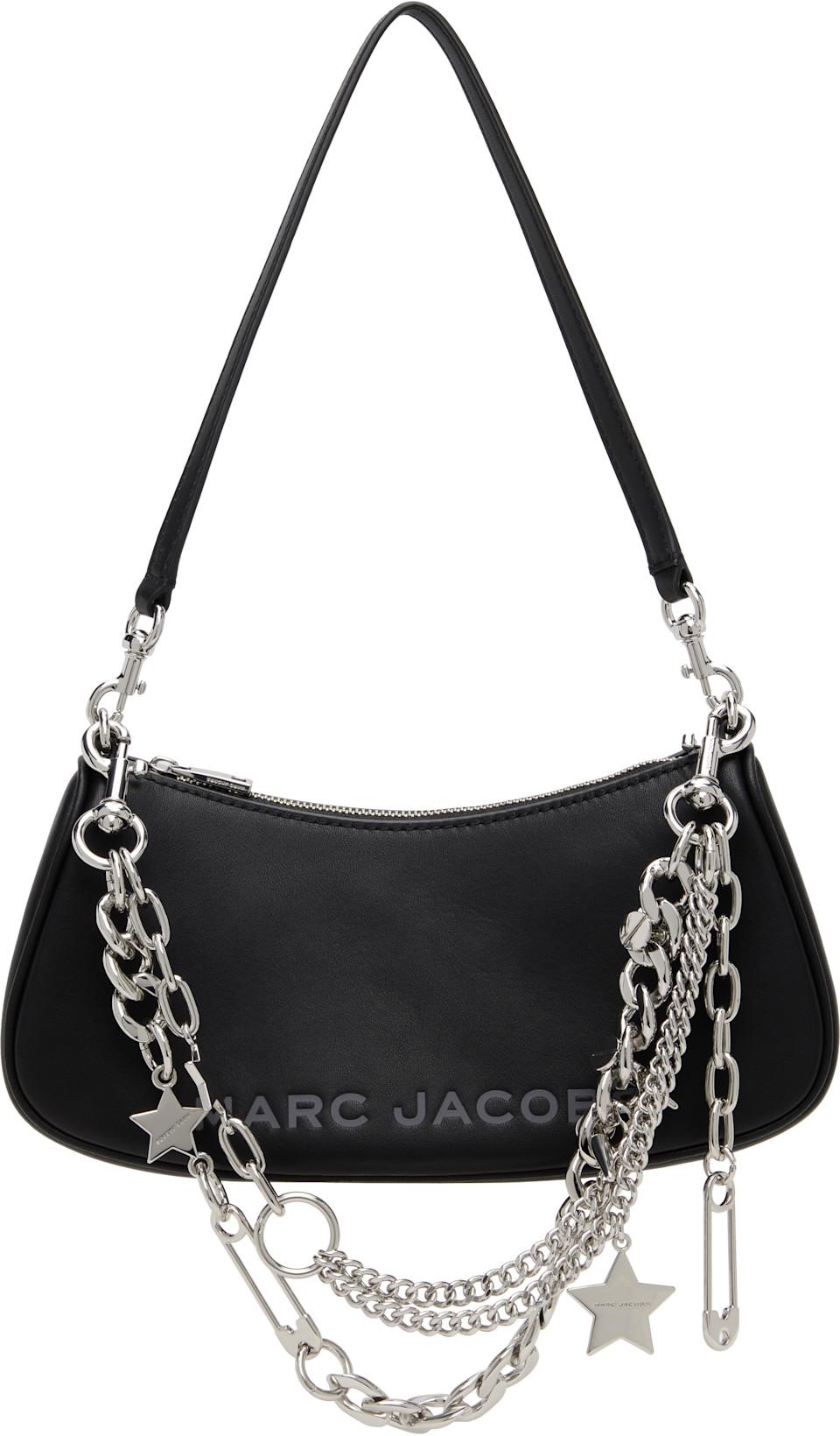 Black 'The Star Charm' Shoulder Bag by MARC JACOBS