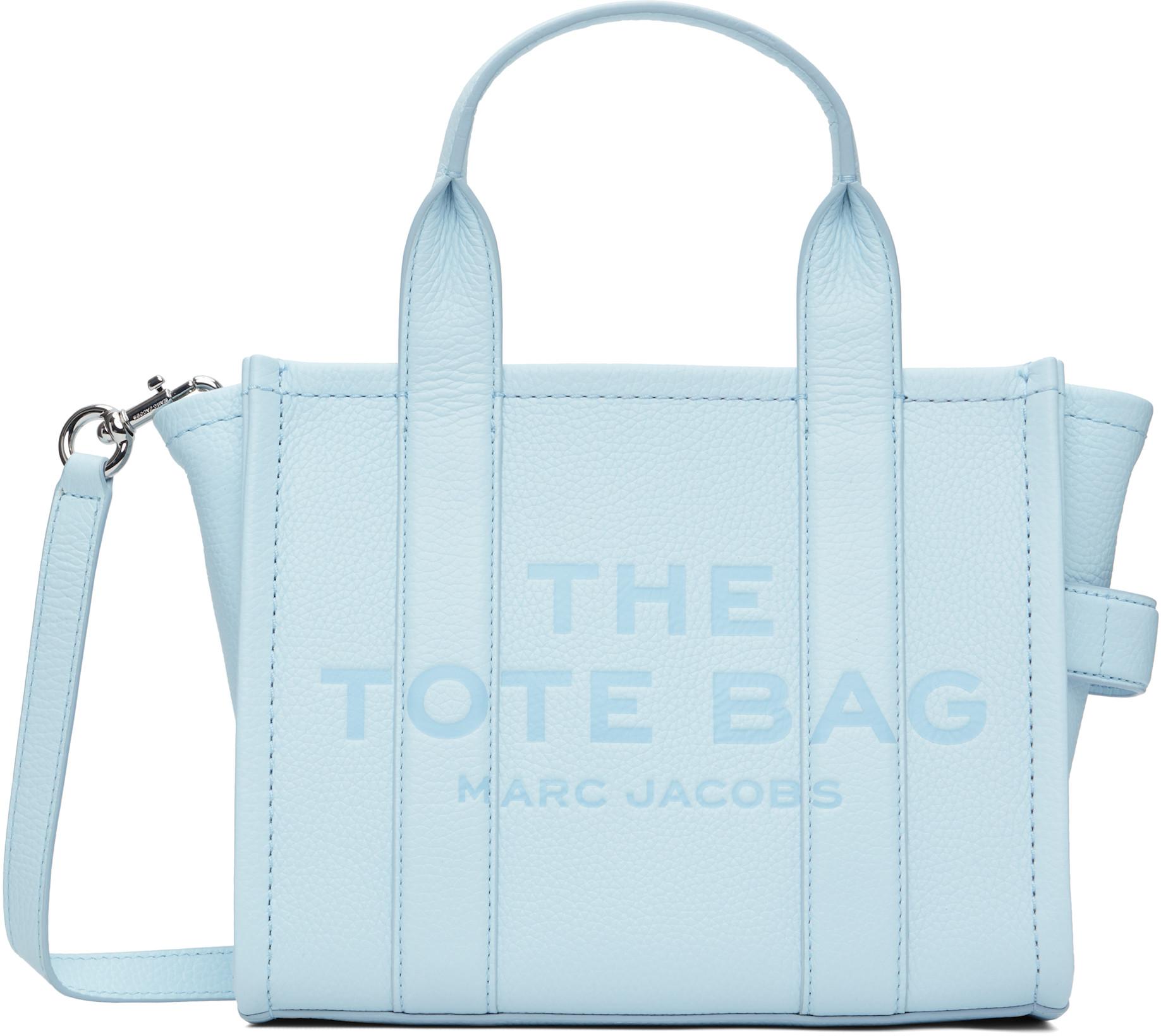 Blue 'The Leather Small' Tote by MARC JACOBS