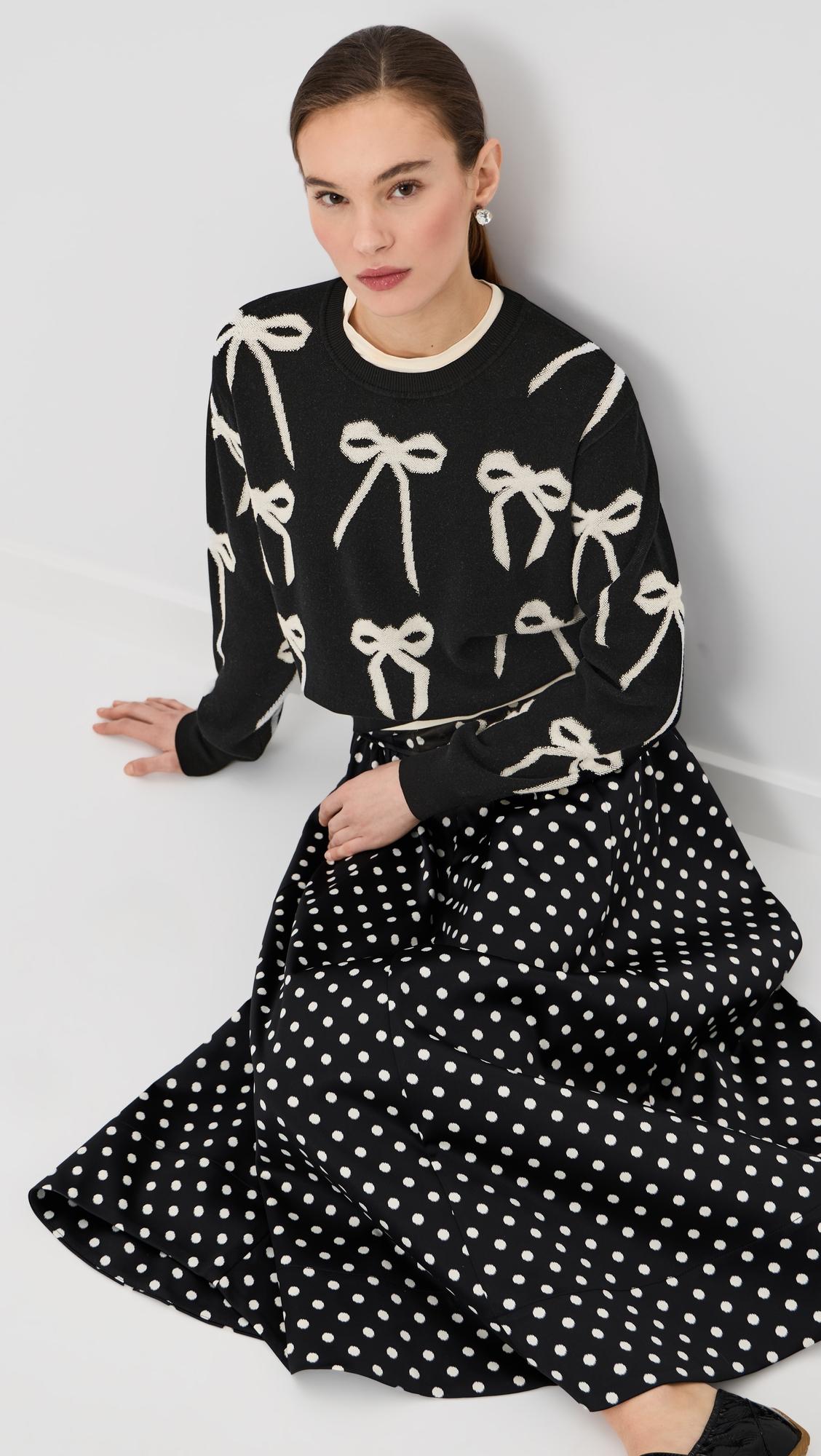 Bow Jacquard Sweater by MARC JACOBS