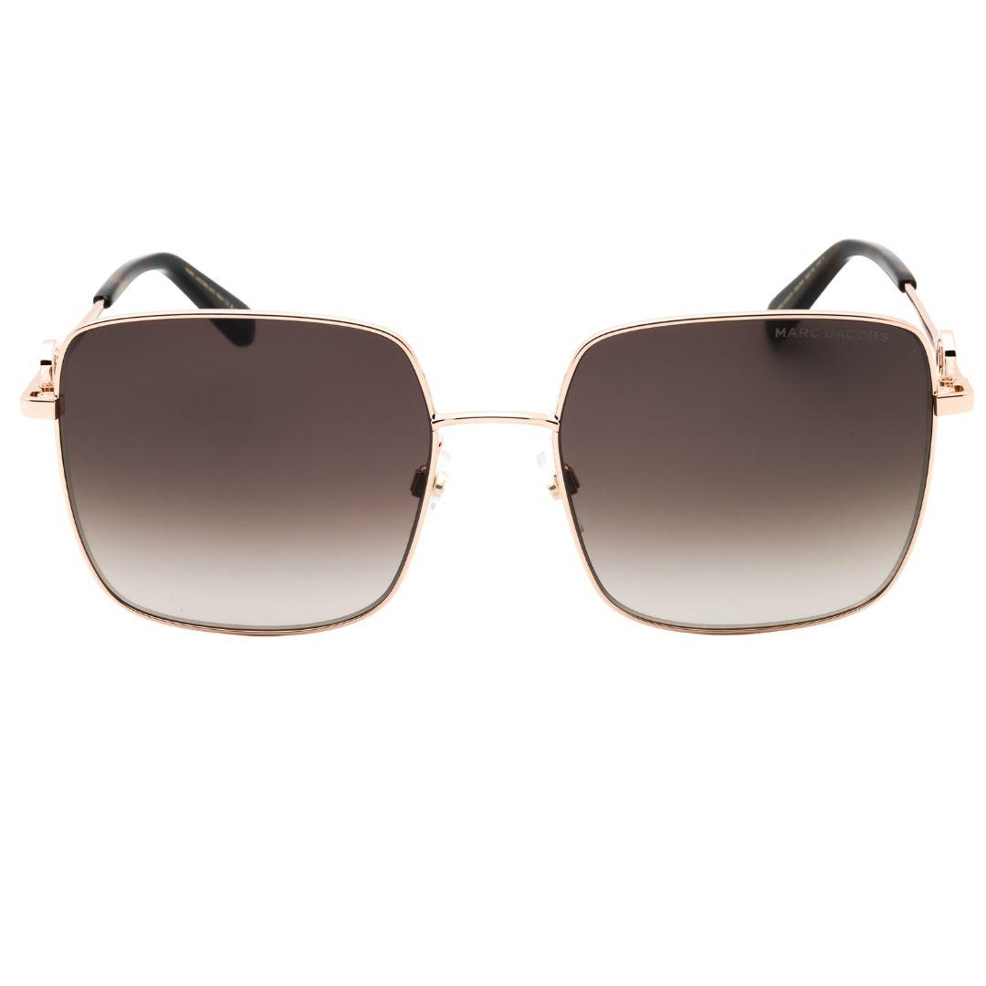 Brown SF Lens Gold Havana Sunglasses by MARC JACOBS