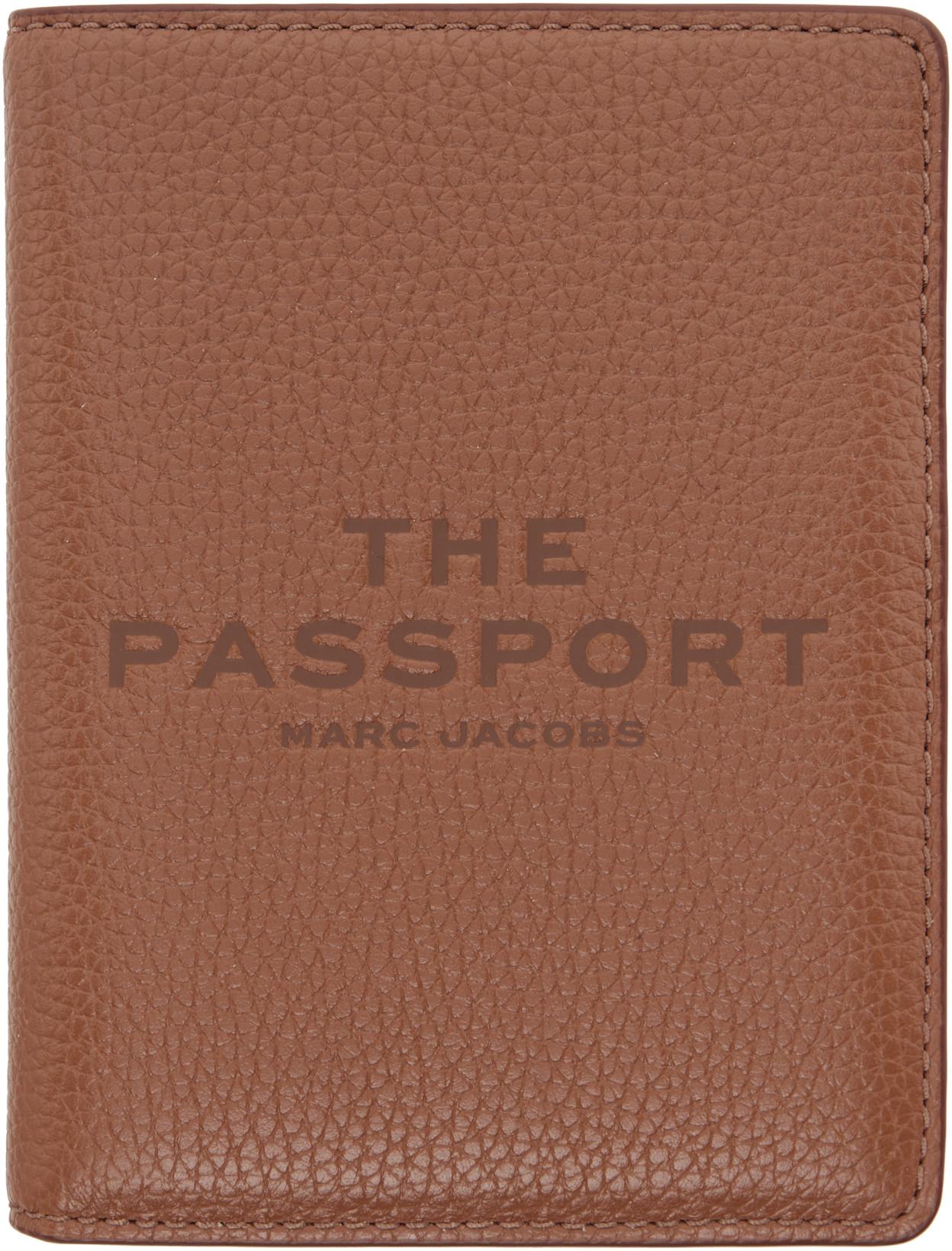 Brown 'The Passport Case' Passport Holder by MARC JACOBS