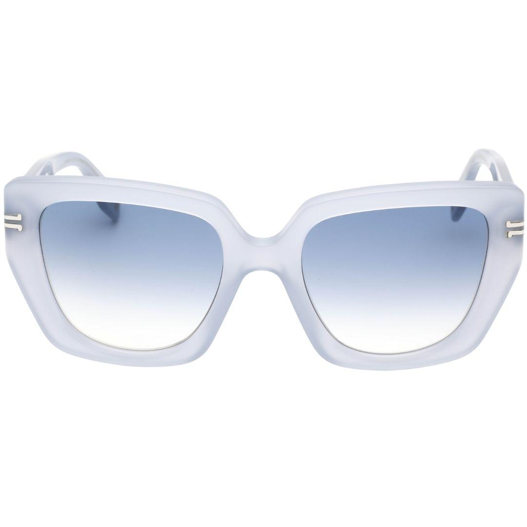 Dark Blue SF Lens Azure Ruthenium Blue Sunglasses by MARC JACOBS