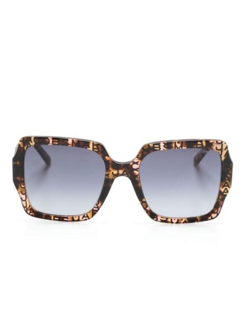 J Marc-logo oversize-frame sunglasses by MARC JACOBS EYEWEAR