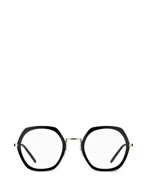 geometric full-rim glasses by MARC JACOBS EYEWEAR