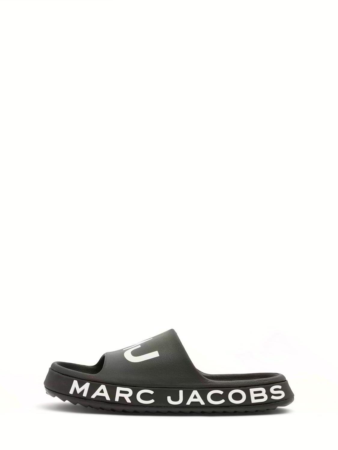 Logo Print Rubber Slides by MARC JACOBS