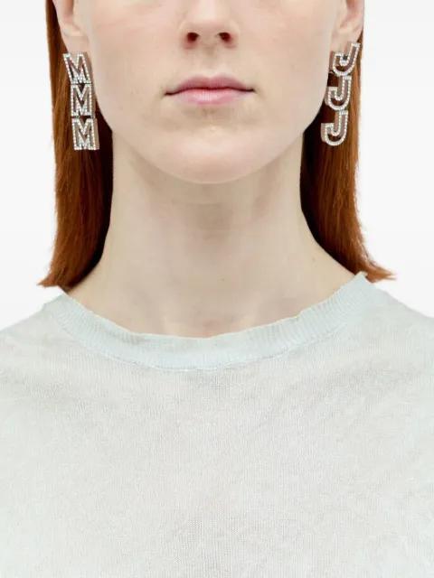 MJ crystal-embellished earrings by MARC JACOBS