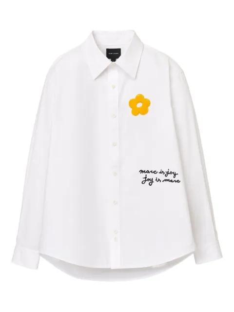 Marc Is Joy flower-patch cotton shirt by MARC JACOBS