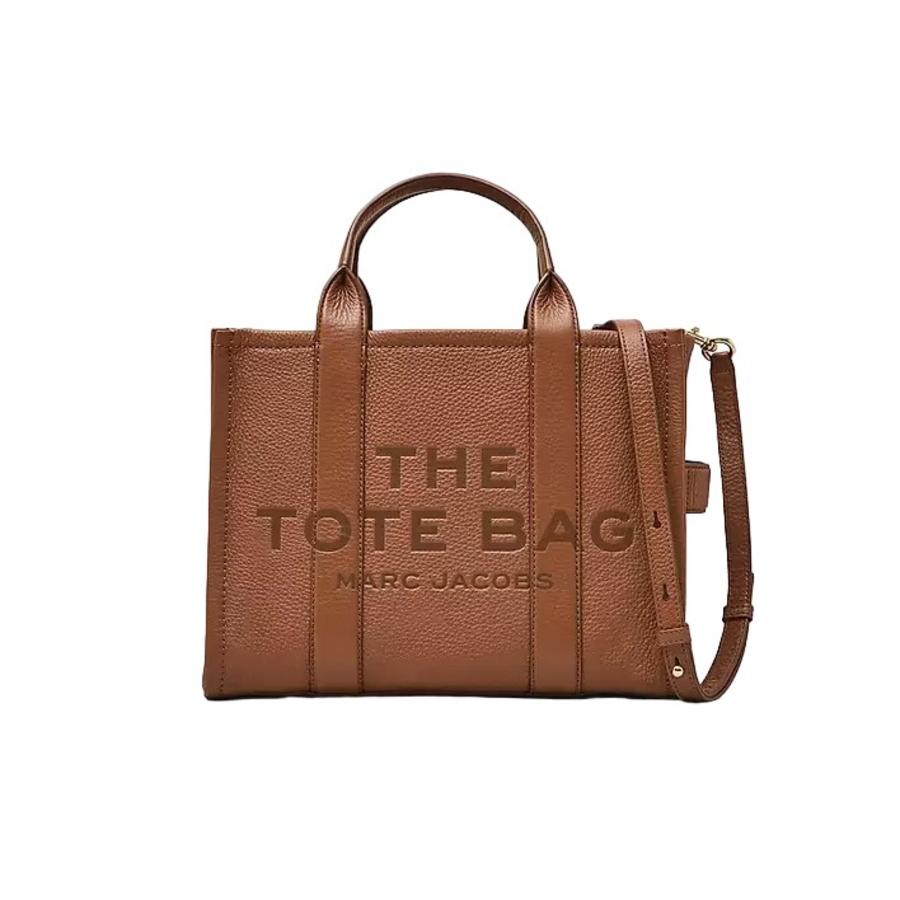 Marc Jacobs Brown Leather Small The Tote Bag by MARC JACOBS